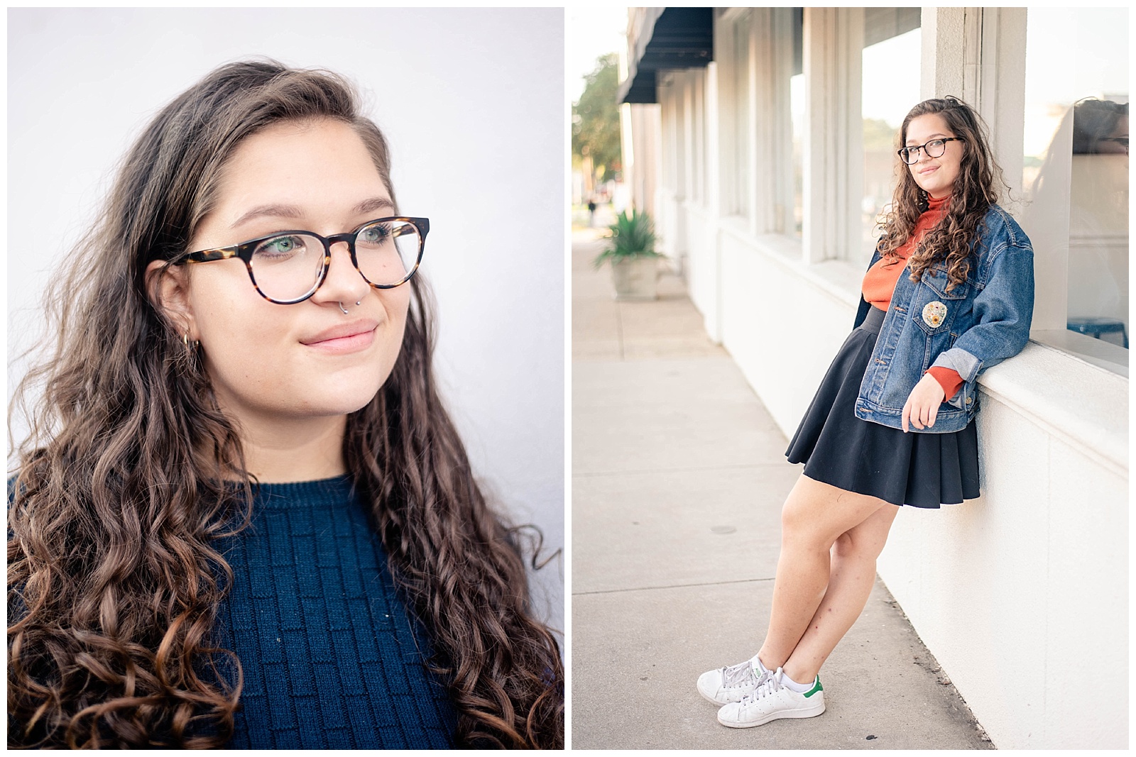 downtown denton senior portraits | alison brooke photography