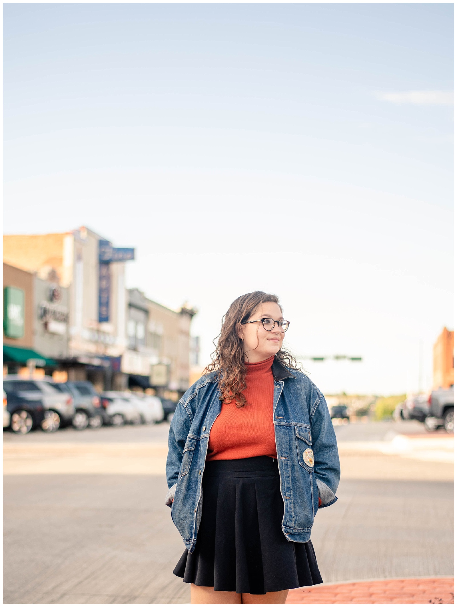 downtown denton senior portraits | alison brooke photography