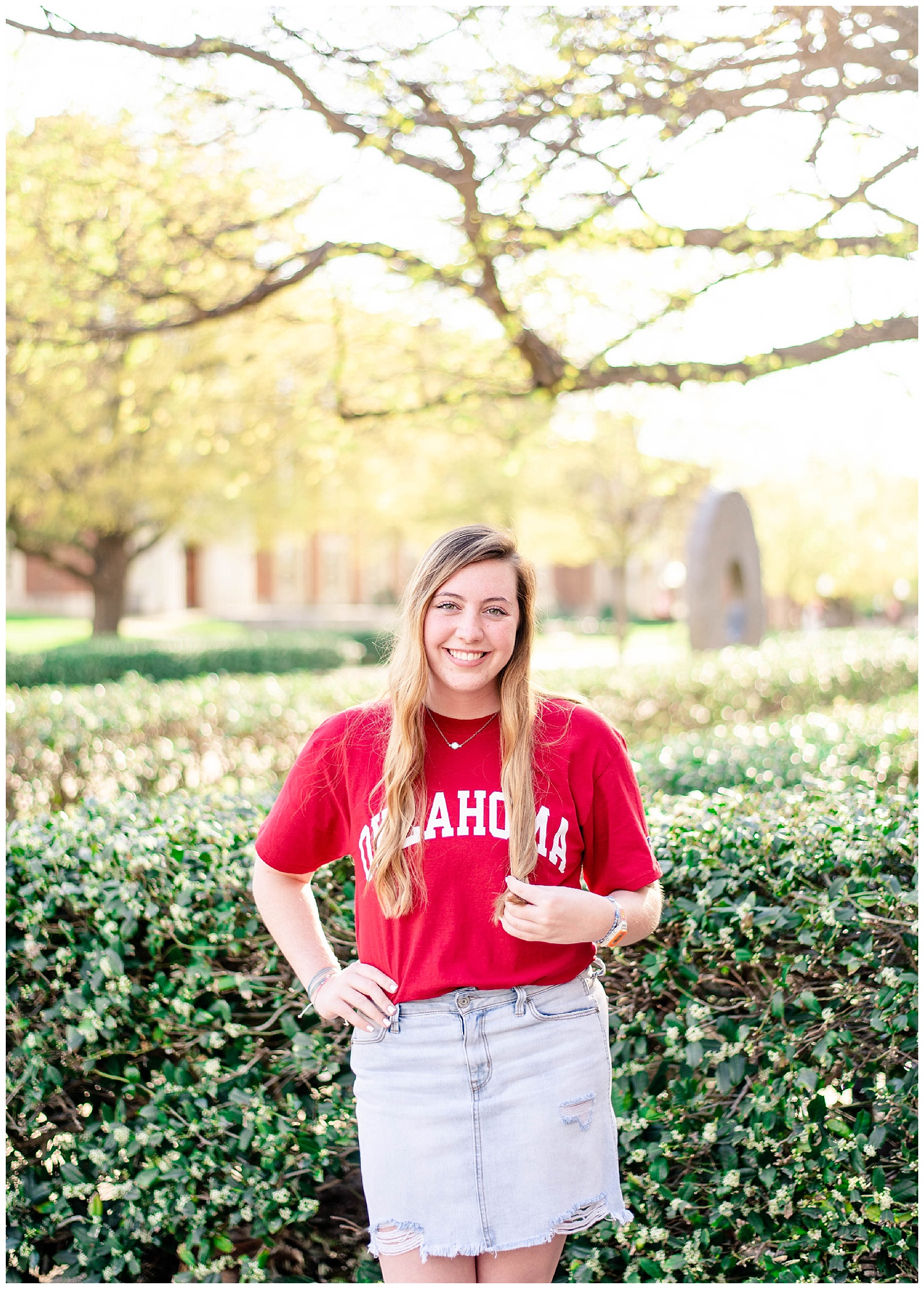 oklahoma spring senior portraits | alison brooke photography